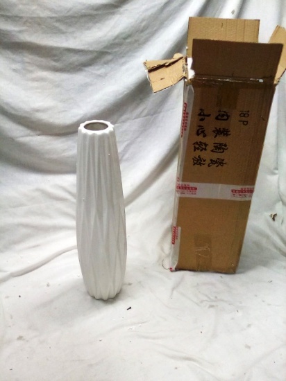 18" Tall Ceramic vase