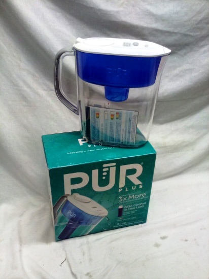 Pur Plus 3X Better than Brita 11 Cup Water Filter Pitcher