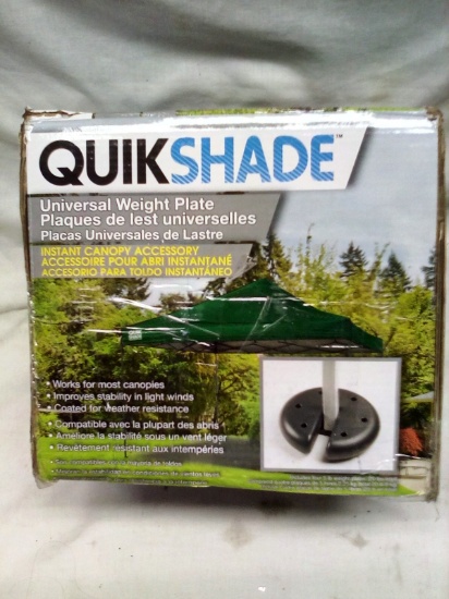 QuikShade Qty. 4 Weighted Corner Plates Universal Fit for Canopy Hold Downs