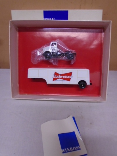 Winross 1:64 Scale Die Cast Budweiser Tractor Trailer