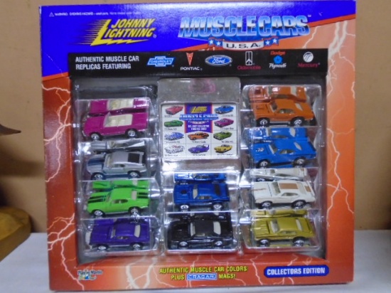 Johnny Lightning 1:64 Scale Die Cast Muscle Car Set