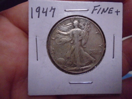 1947 Silver Washington Liberty Half Dollar
