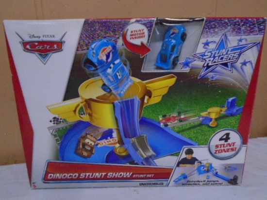 Disney Pixar Cars Dinoco Stunt Show Stunt Set