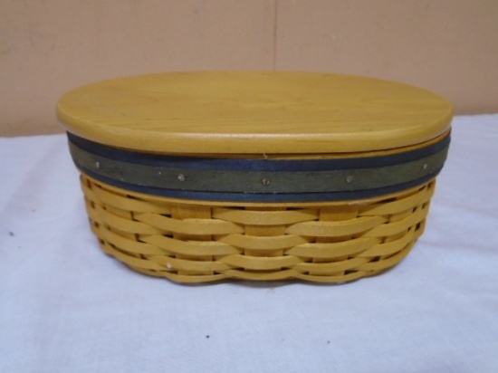 Longaberger Collector's Club Harmony Basket No 3 w/ Protector & Lid