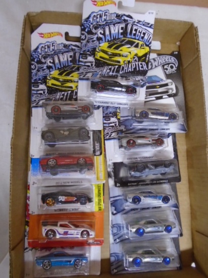 13pc Group of Hotwheels Cars