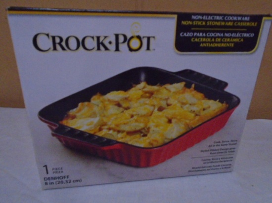 Crockpot Non-Stick Stoneware Casserole