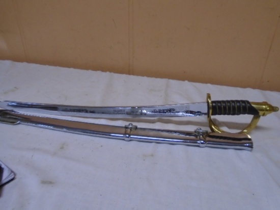 The Battle of Vicksburg Commemorative Sword w/ Metal Scabboard
