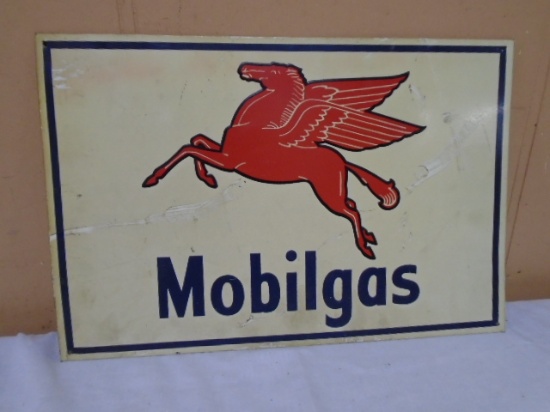 Metal Mobilgas Pegasus Sign