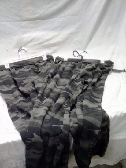 Qty. 2 Pair Fleece Lined Men's Size Large Sweatpants