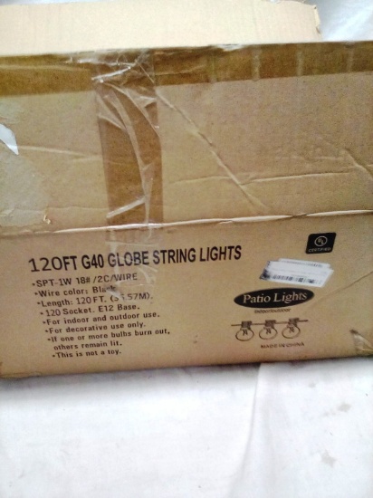 Box of G40 Globe String Lights
