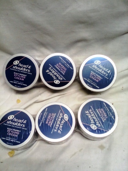 6 Head & Shoulders Styling Cream Cans