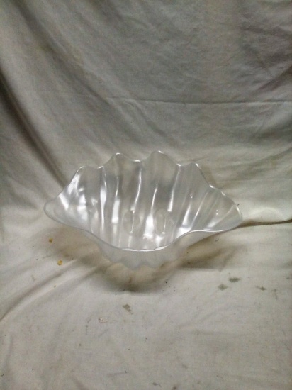 18"x12" Composite Seashell Serving Bowl