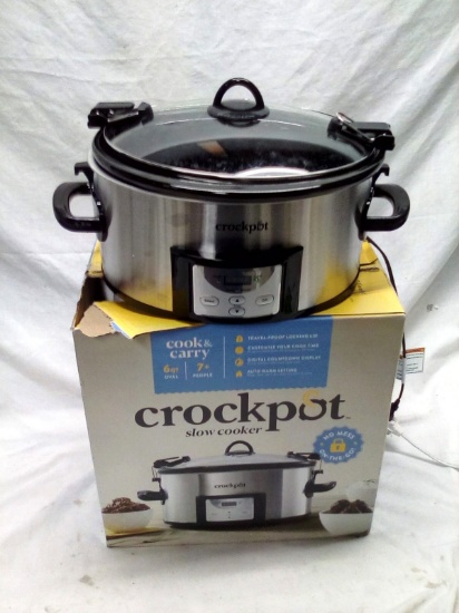 CrockPot Cook and Carry 6 Qt. Oval (Tested and get hot)