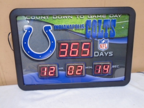 Colts Count Down To Game Day Digital Clock