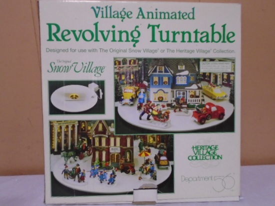 Department 56 Village Animated Revolving Turntable