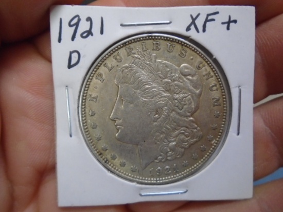 1921 D-Mint Morgsn Silver Dollar