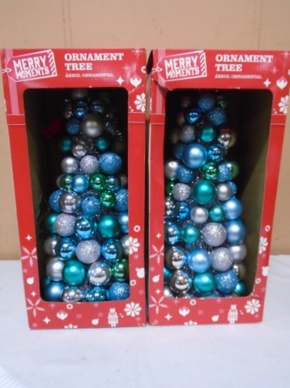 (2) Matching Ornament Trees