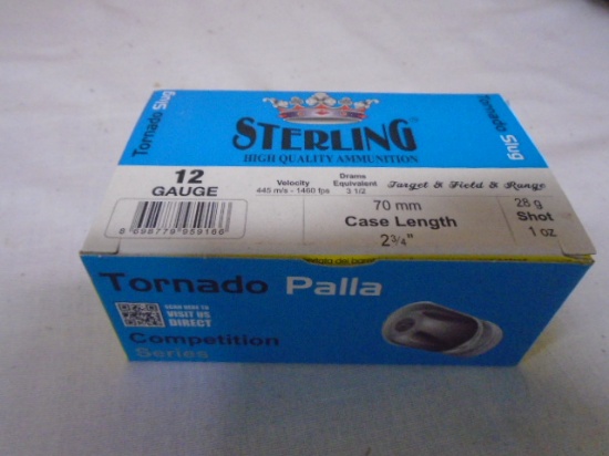 10 Round Box of Sterling 12 GA. Tornado Slugs