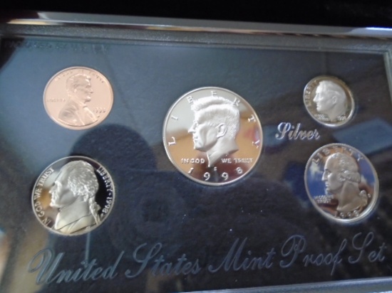 1998 United States Mint Premiere Silver Proof Set