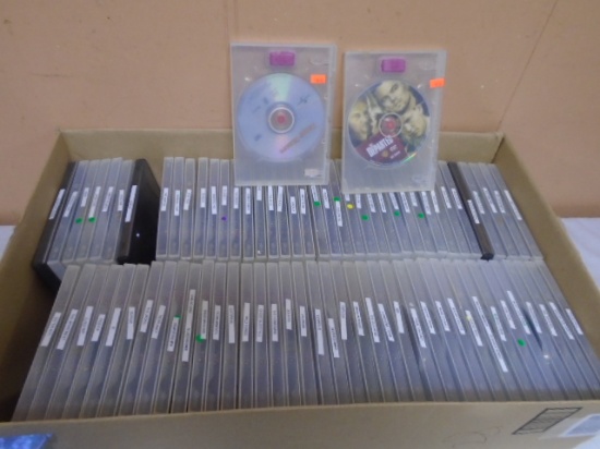 Group of 80 DVD's in Plastic Cases