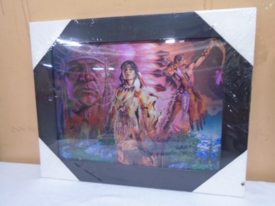 3D Native American Picture