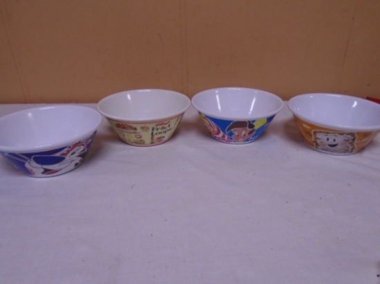 Set of 4 Kellog's Cereal Bowls
