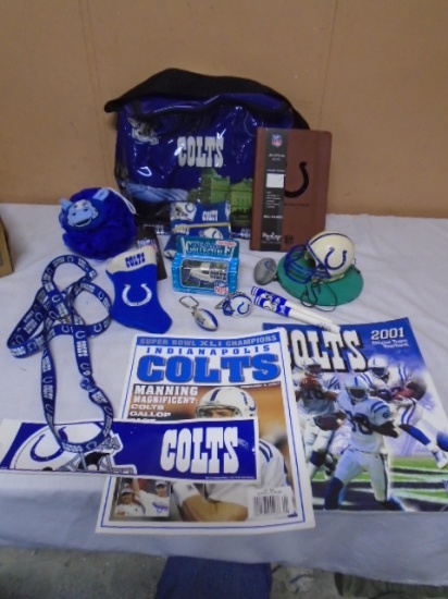 Large Group of Indianapolis Colts Collectibles