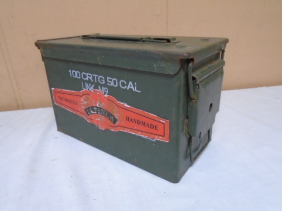 Metal Military 50 Cal. Ammo Box
