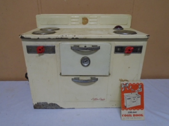 Vintage Metal Little Lady Electric Child's Stove