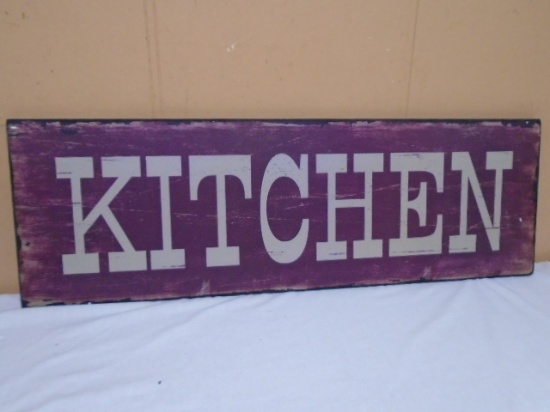 Wooden Kitchen Wall Art Sign