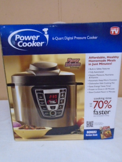 Power Cooker 6qt Digital Pressure Cooker