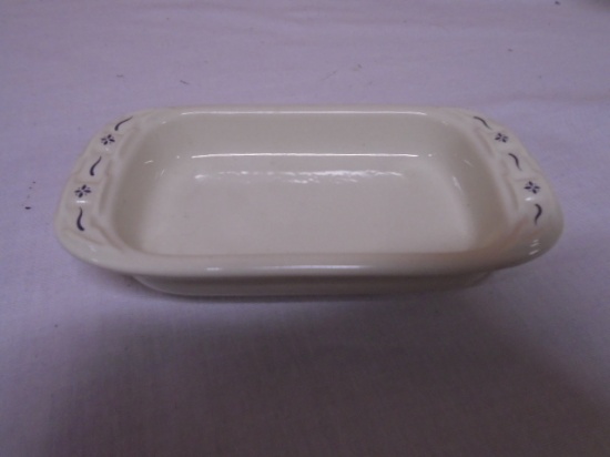 Longaberger Pottery Collector's Club Heritage Blue Miniature Baking Dish