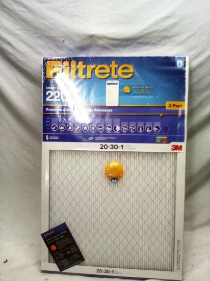 Pair of Filtrete 20x30x1 Air Filters