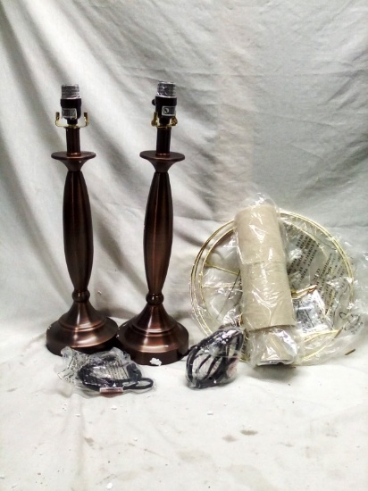 2 Table Lamps  20" High