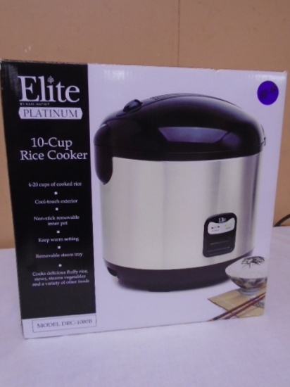Elite Plainum 10 Cup Rice Cooker