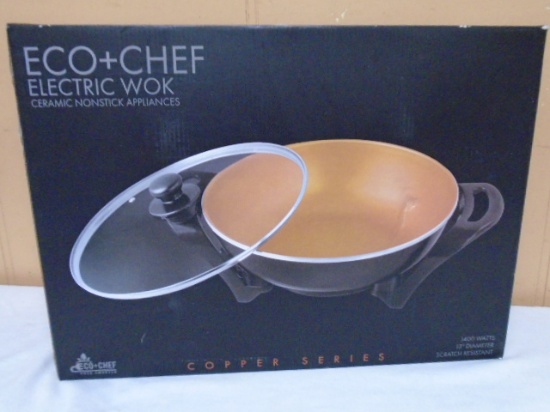 Eco+ Chef Copper Series 13" Diameter Electric wok