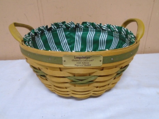 1999 Popcorn Basket w/Liner