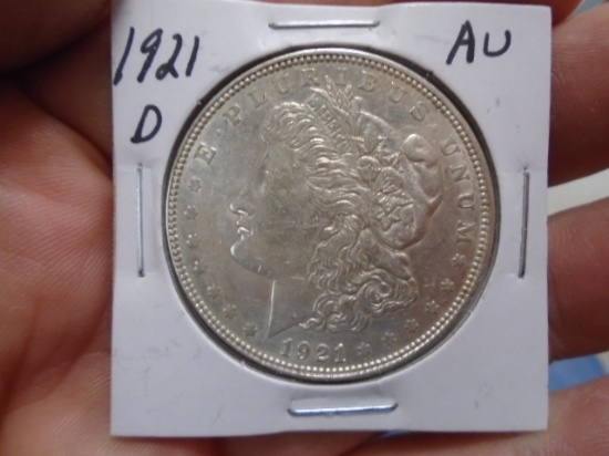 1921 D-Mint Morgan Silver Dollar