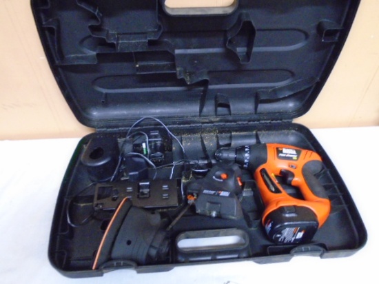 Black and Decker 12 Volt Quick Clamp Cordless Tool Set in Case