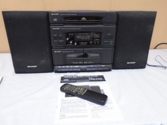 Sharp Compact Disc Stereo Music System