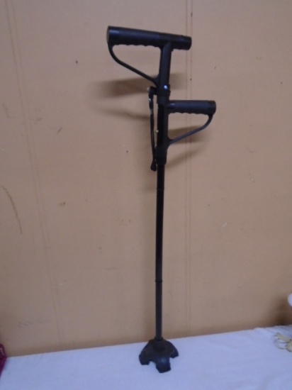 Collapsible Self Standing Adjustable Height Cane