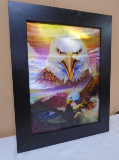 3D Framed Eagle Wall Art