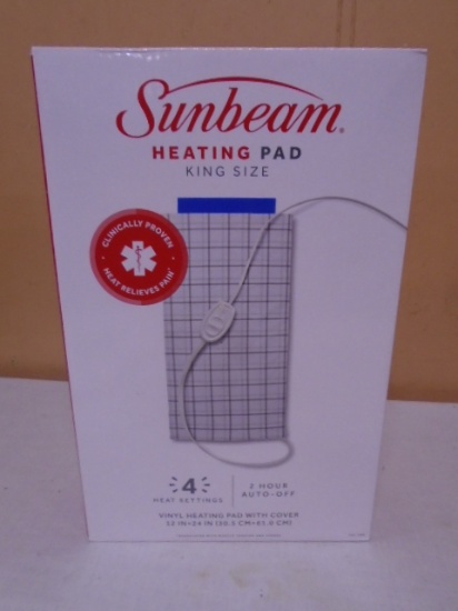 Brand New Sunbeam King Size Heating Pad