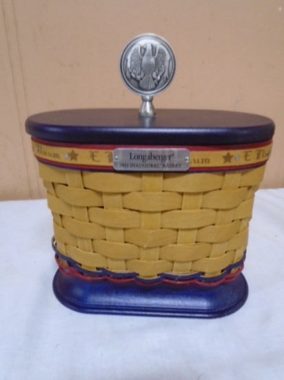 2013 Longaberger InauguralBasket w/Liner-Protector and Lid