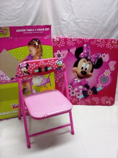 Disney Minnie Mouse Folding Table and Chair