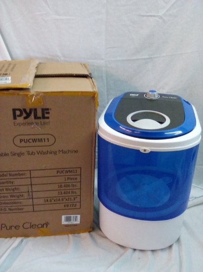 Pyle Model PUCWM11 Portable Single Tub Washing Machine