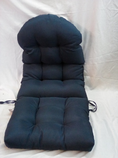 Tie Down Blue Seat Cushion