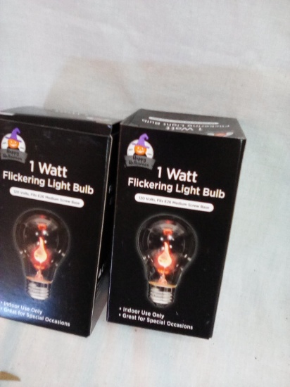 Qty. 2 Flickering 1W Bulbs