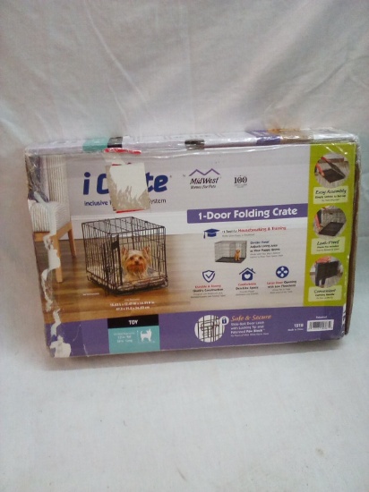 I Crate collapsible 1 Door Folding Dog Crate