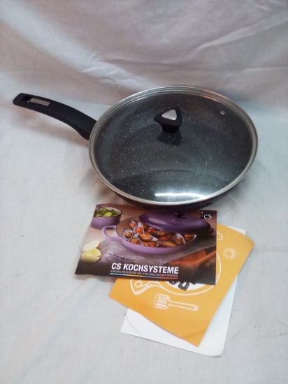 12” Non-Stick Skillet with Glass Lid